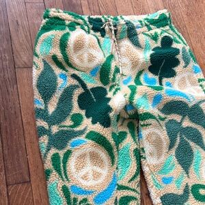 Parks Project Cream, Green & Blue Fleece Joggers